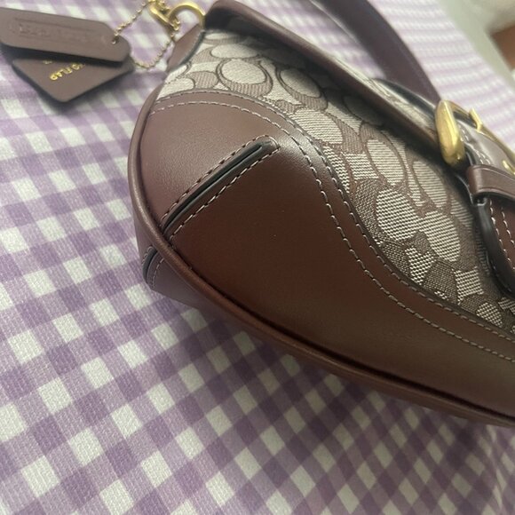 Coach Soho Flap Bag In Signature Jacquard - Picture 3 of 8